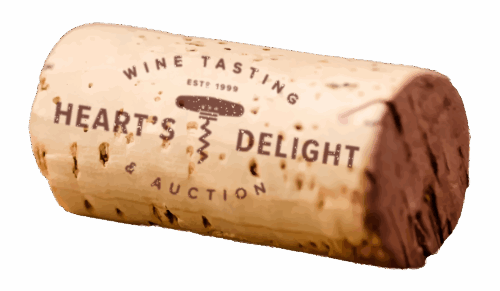 Hearts Delight Wine Cork Logo